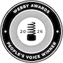 Webby Awards People's Voice Winner badge